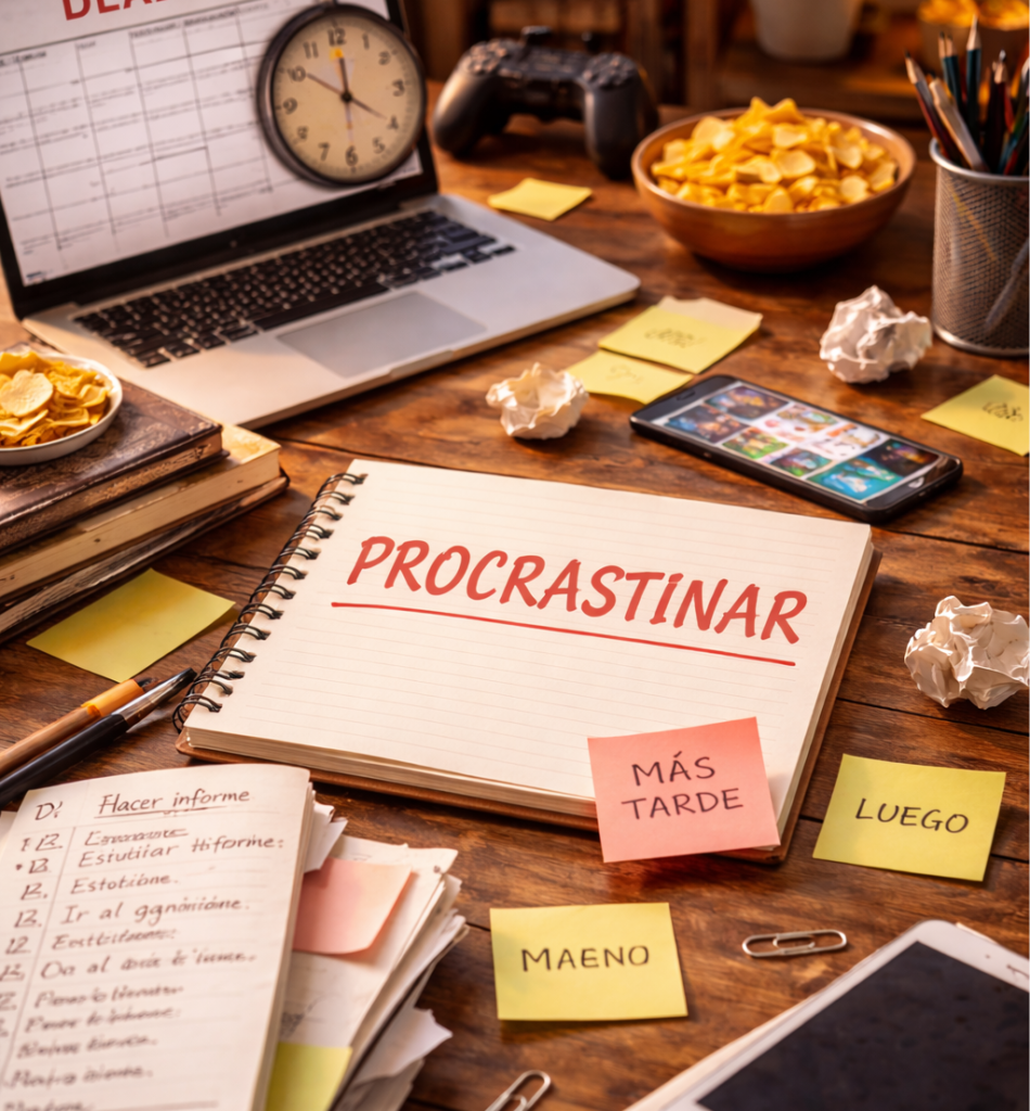 Procrastinación: la enemiga silenciosa del carácter para retrasar lo verdaderamente importante