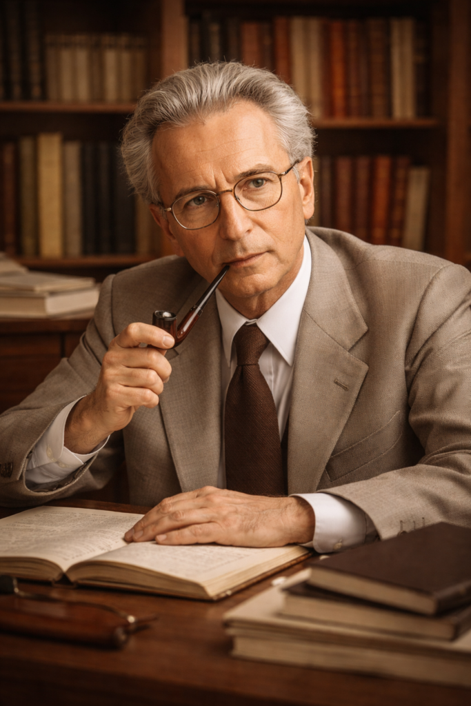 Viktor Frankl psiquiatra que sobrevivió a los campos de concentración nazi.